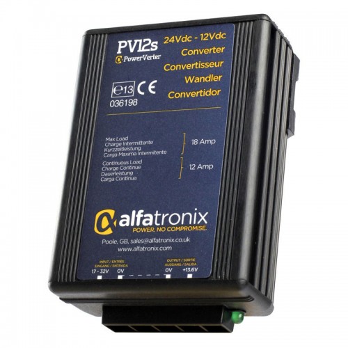 Alfatronix PowerVerter 24v to 12v non-isolated 12A Converter - PV12s Alfatronix PowerVerter 24v to 12v non-isolated 12A Converter - PV12s