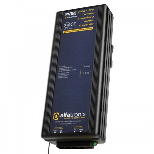 Alfatronix PowerVerter 24v to 12v Isolated Voltage Dropper - PV18i Alfatronix PowerVerter 24v to 12v Isolated Voltage Dropper - PV18i