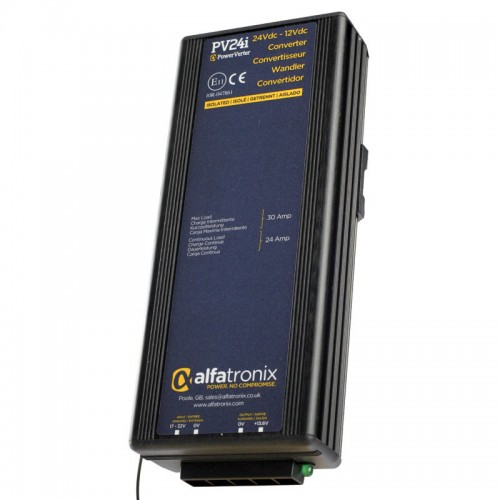 Alfatronix PowerVerter 24v to 12v Isolated Voltage Dropper - PV24i Alfatronix PowerVerter 24v to 12v Isolated Voltage Dropper - PV24i