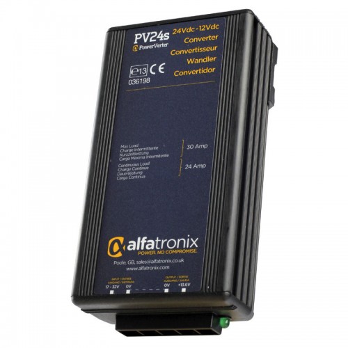 Alfatronix PowerVerter 24v to 12v non-isolated 24A Converter - PV24s Alfatronix PowerVerter 24v to 12v non-isolated 24A Converter - PV24s