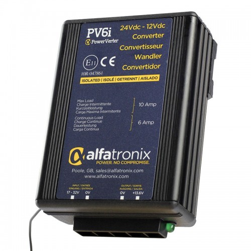 Alfatronix PowerVerter 24v to 12v Isolated Voltage Dropper - PV6i