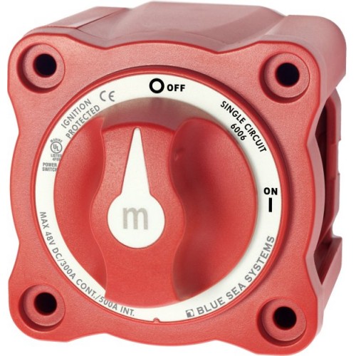 Blue Sea m-Series Mini On-Off Battery Switch with Knob 6006 - 26006