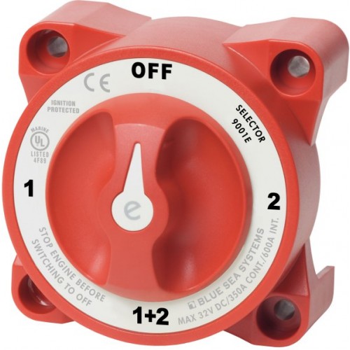 Blue Sea Battery Switch 9001e 4Way 350A - 28991