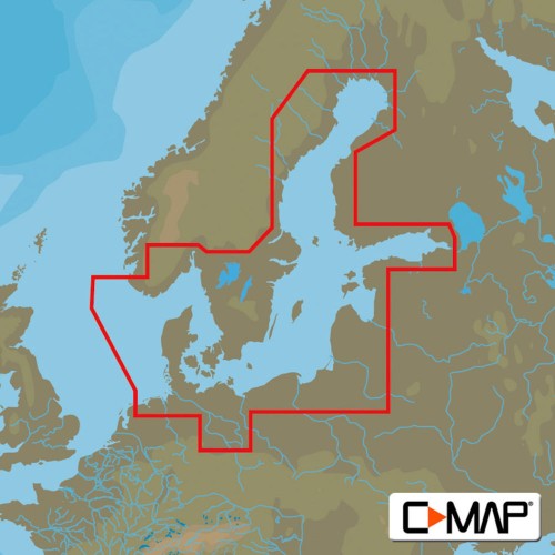 C-Map MAX Wide Baltic Sea and Denmark Chart Cartridge - M-EN-M299