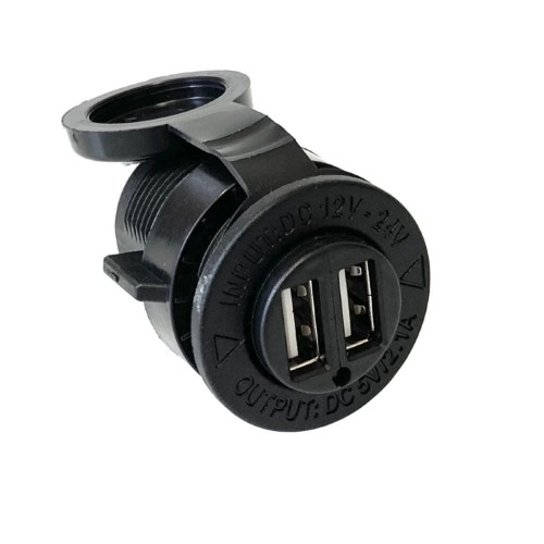 Dual USB Charger Socket - 20502U Dual USB Charger Socket - 20502U