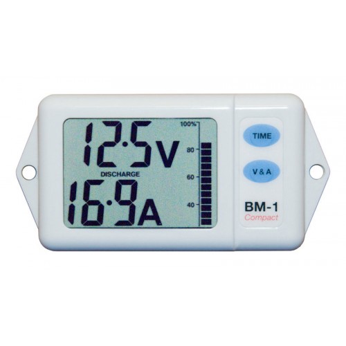 NASA Marine BM-1 Compact Battery Monitor 24vdc - White - BM-COMP-24 NASA Marine BM-1 Compact Battery Monitor 24vdc - White - BM-COMP-24