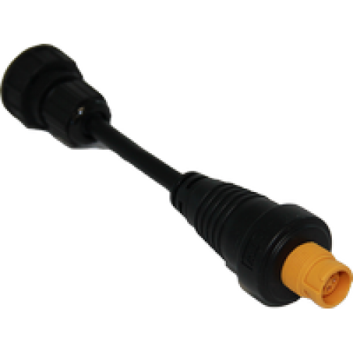 Ethernet Adapter RJ45 Male to Yellow Female  - 000-10438-001