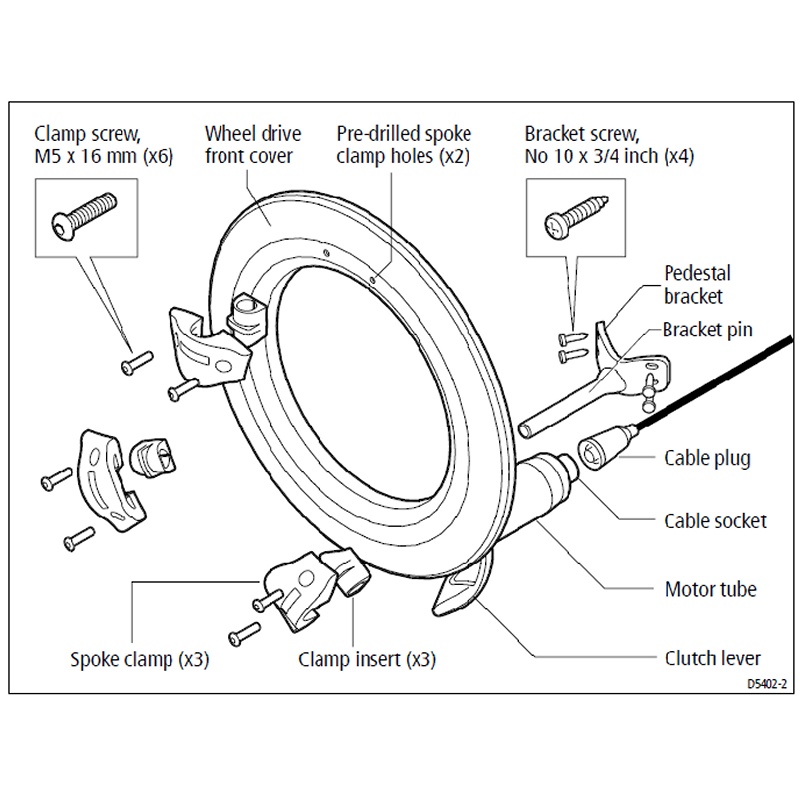 Raymarine Wheelpilot ST4000 MK2 Drive Unit - E12093