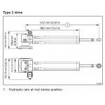 Raymarine Type 2 Hydraulic Linear Drive 12v - E12207 Raymarine Type 2 Hydraulic Linear Drive 12v - E12207