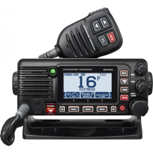 Standard Horizon GX2410E VHF Fixed Class D DSC Transceiver with built-in AIS Receiver, GPS and NMEA2000