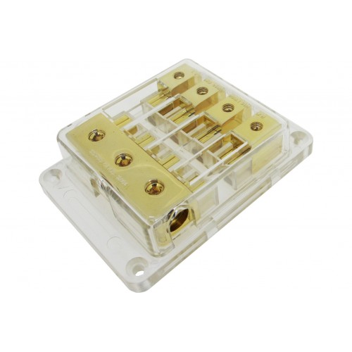 Sterling Power GAUE Gold Plated Fuse Block - GFB3448 Sterling Power GAUE Gold Plated Fuse Block - GFB3448